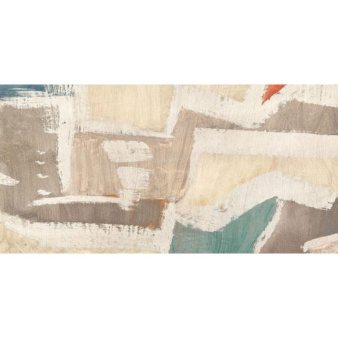 Subdued Choreography White Modern Wood Framed Art Print by Munson, Anne