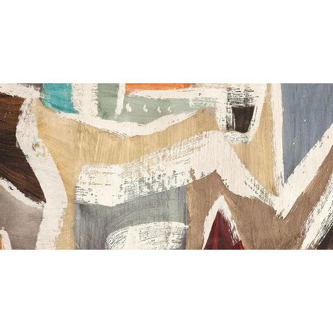 Comfort Zone Variation White Modern Wood Framed Art Print by Munson, Anne