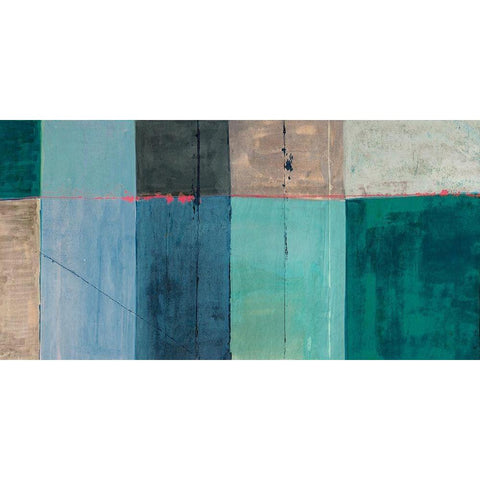 Collective Soul Black Modern Wood Framed Art Print by Munson, Anne