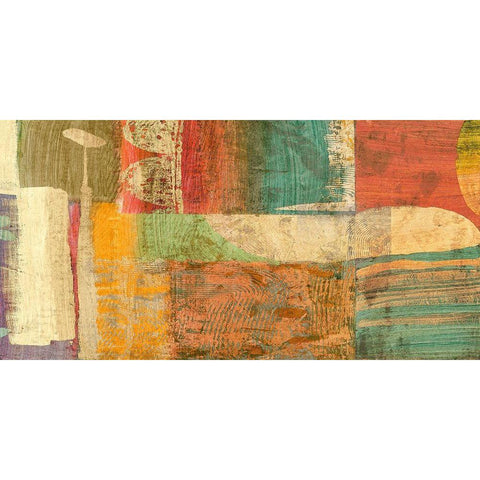 Samba pa tÃ¬ Black Modern Wood Framed Art Print with Double Matting by Bacci, Leonardo