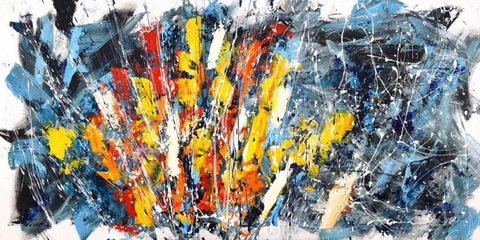 Rising Sun Black Ornate Wood Framed Art Print with Double Matting by Ferri, Bob