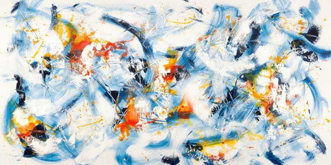 Gestures in Motion Black Ornate Wood Framed Art Print with Double Matting by Ferri, Bob