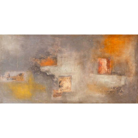 Soffio del tempo Black Modern Wood Framed Art Print with Double Matting by Simoncelli, Charaka