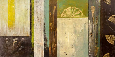 Talismano Black Ornate Wood Framed Art Print with Double Matting by Simoncelli, Charaka