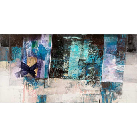 Cieli ed oceani White Modern Wood Framed Art Print by Censini, Giuliano