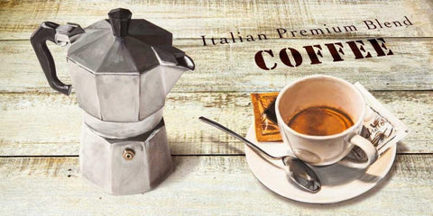 Italian Premium Blend White Modern Wood Framed Art Print with Double Matting by Teller, Skip