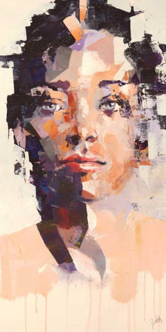 Human Aerodynamics 4 White Modern Wood Framed Art Print with Double Matting by Moschetta, Dario