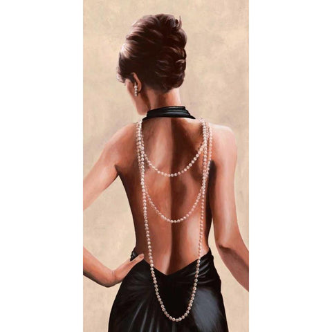 Soiree White Modern Wood Framed Art Print by Duval, Sonya