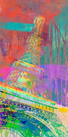 The Tower 2.0 Black Ornate Wood Framed Art Print with Double Matting by Chestier, Eric