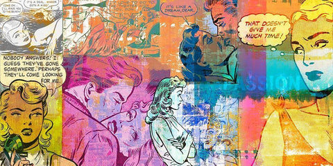 Passion Black Ornate Wood Framed Art Print with Double Matting by Chestier, Eric