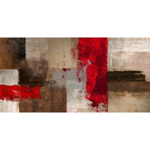 Attitude Black Modern Wood Framed Art Print with Double Matting by Falcone, Ruggero