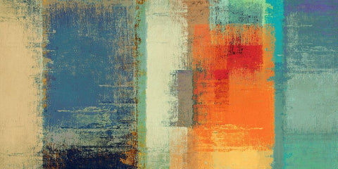 Different Type of Rainbow White Modern Wood Framed Art Print with Double Matting by Ruggero, Falcone