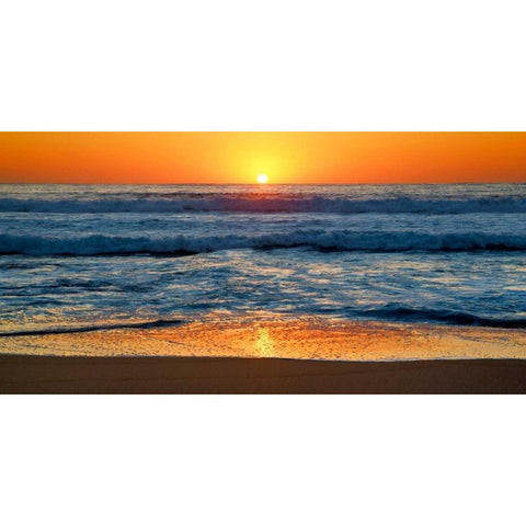 Sunset impression, Leeuwin National Park, Australia Black Modern Wood Framed Art Print with Double Matting by Krahmer, Frank