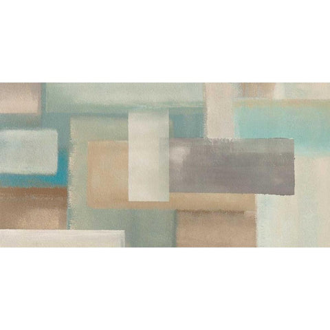 Azure Black Modern Wood Framed Art Print by Corrado, Italo