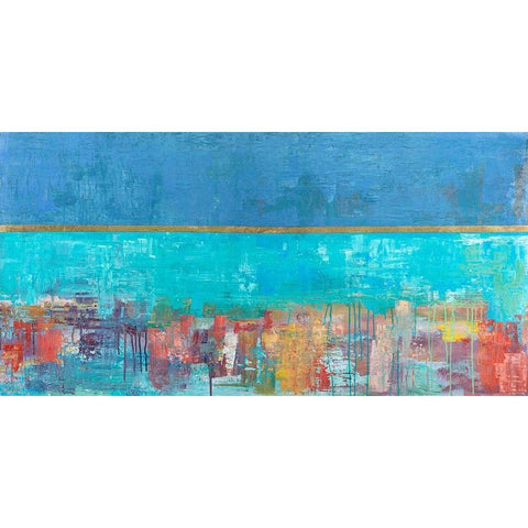 Riflessi White Modern Wood Framed Art Print by Corrado, Italo