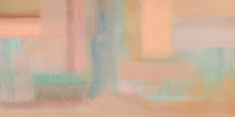 Risonanze I (detail) Black Ornate Wood Framed Art Print with Double Matting by Corrado, Italo