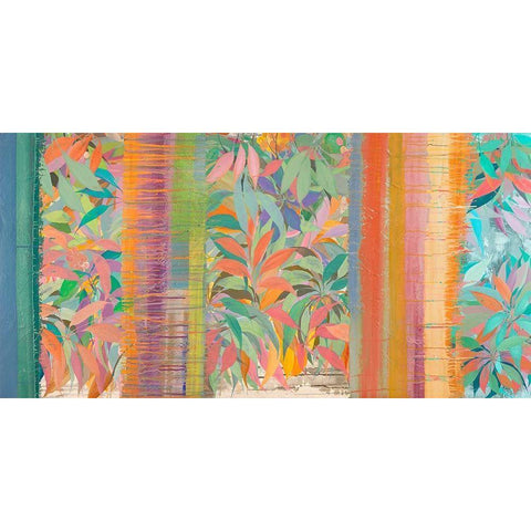 Jungle Fever Black Modern Wood Framed Art Print by Corrado, Italo