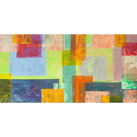 Kaleidos II White Modern Wood Framed Art Print by Corrado, Italo