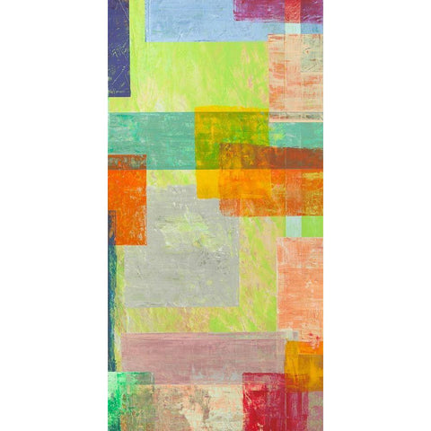 Festa dEstate II White Modern Wood Framed Art Print by Corrado, Italo