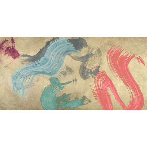 Waves of Relaxation White Modern Wood Framed Art Print by Ikeda, Haru