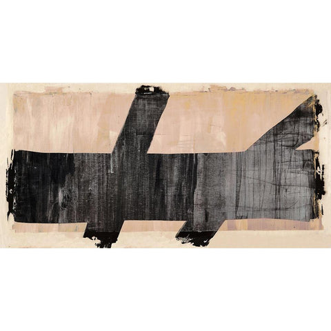 Love Black Modern Wood Framed Art Print by Ikeda, Haru