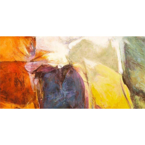 Amour Fou White Modern Wood Framed Art Print by Demos, Jean-Luc