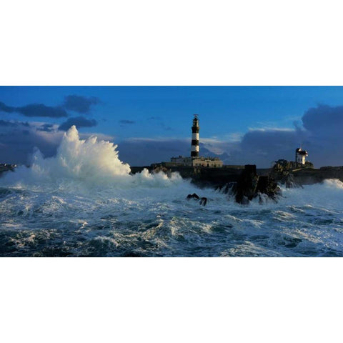 Le Creach Black Modern Wood Framed Art Print with Double Matting by Guichard, Jean