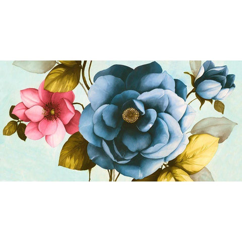 Azaleas III Black Modern Wood Framed Art Print by Keiko, Rei
