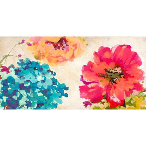 Beautiful Jewels Black Modern Wood Framed Art Print with Double Matting by Parr, Kelly