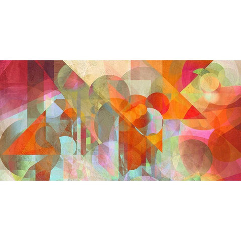 Alternate Movements White Modern Wood Framed Art Print by Kaj, Rama