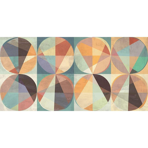 Smooth Constellation I Black Modern Wood Framed Art Print with Double Matting by Kaj, Rama