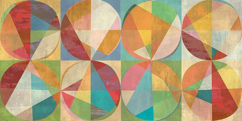 Visual Ephemerides I White Modern Wood Framed Art Print with Double Matting by Kaj, Rama