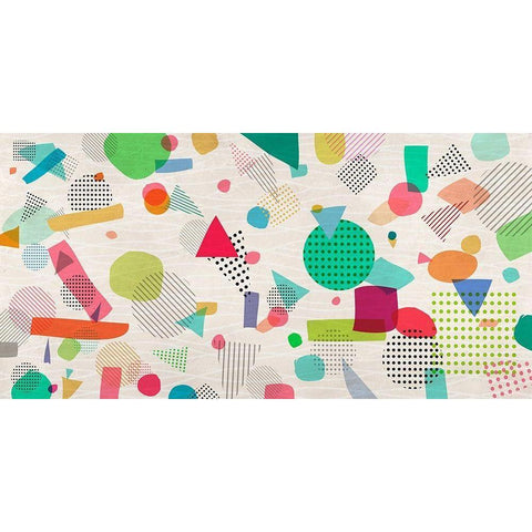 Optimistic Rebellion White Modern Wood Framed Art Print by Rama, Kaj