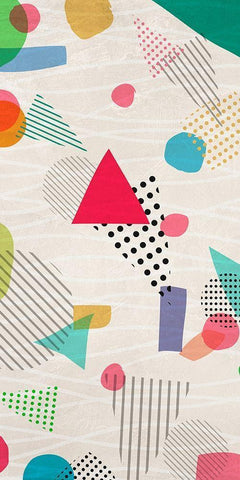 Optimistic Rebellion Part 2 White Modern Wood Framed Art Print with Double Matting by Rama, Kaj