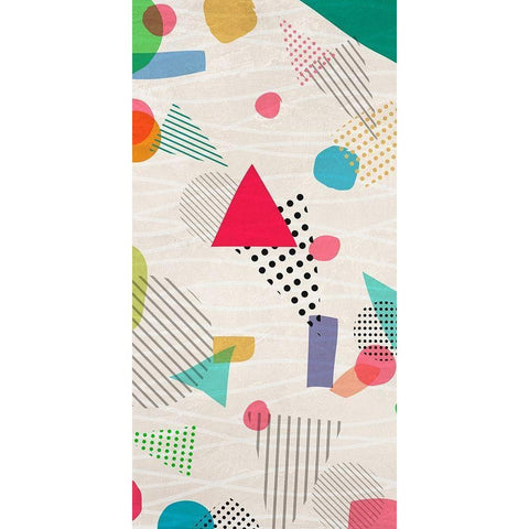 Optimistic Rebellion Part 2 Black Modern Wood Framed Art Print with Double Matting by Rama, Kaj