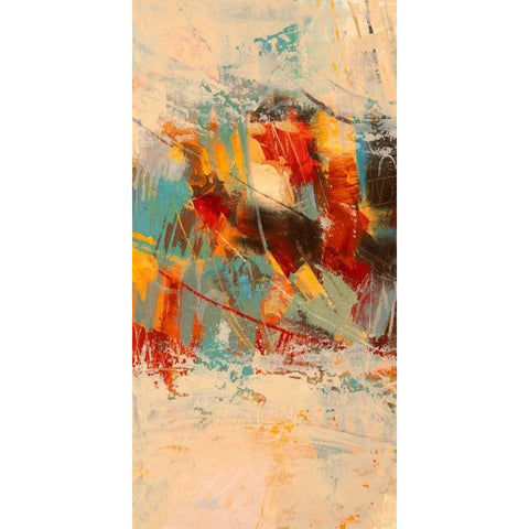 Estate I Black Modern Wood Framed Art Print with Double Matting by Lucas