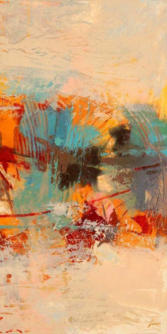 Estate III White Modern Wood Framed Art Print with Double Matting by Lucas