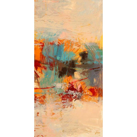 Estate III Black Modern Wood Framed Art Print by Lucas