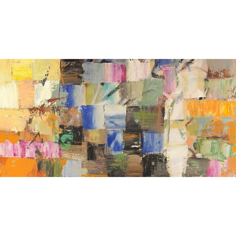 Concetti dimensionali (detail) White Modern Wood Framed Art Print by Lucas