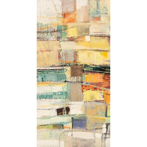 Caleidoscopio (detail) A Gold Ornate Wood Framed Art Print with Double Matting by Lucas