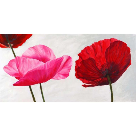 Trio Black Modern Wood Framed Art Print by Villa, Luca