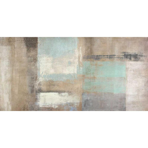 Waterfront Black Modern Wood Framed Art Print with Double Matting by Maun, Ludwig