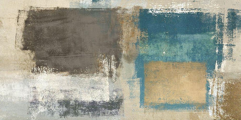 Abstract Levitation  White Modern Wood Framed Art Print with Double Matting by Ludwig, Maun