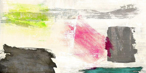 Virgo White Modern Wood Framed Art Print with Double Matting by Maun, Ludwig