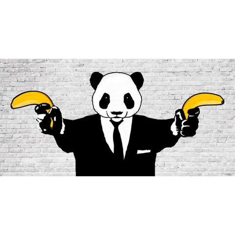 Everybody Be Cool!!! Black Modern Wood Framed Art Print by Masterfunk collective