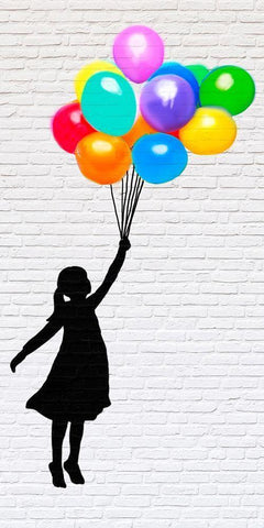 Learn to Fly White Modern Wood Framed Art Print with Double Matting by Masterfunk Collective