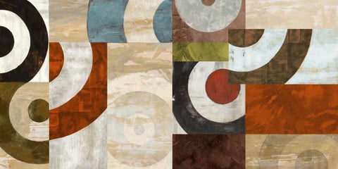 Carousel Black Ornate Wood Framed Art Print with Double Matting by Nava, Sandro