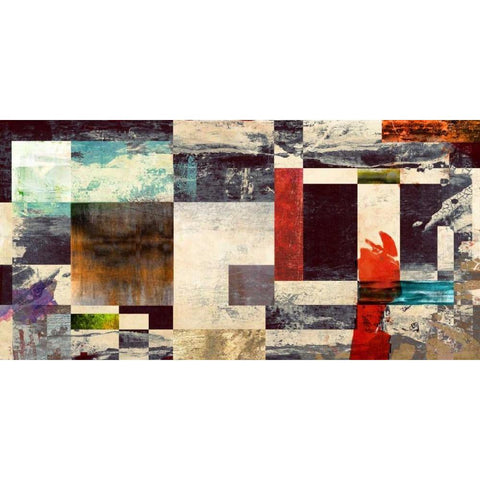 Hottical Black Modern Wood Framed Art Print with Double Matting by Nava, Sandro