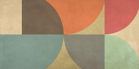 Supergraphics Black Ornate Wood Framed Art Print with Double Matting by Nava, Sandro