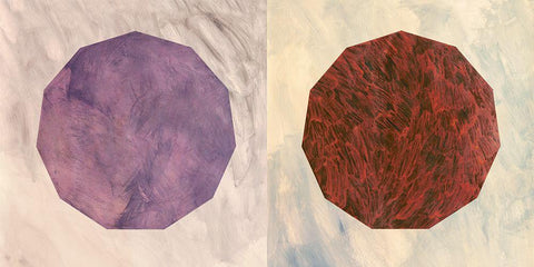 Modulo Black Ornate Wood Framed Art Print with Double Matting by Novello, Patrizia